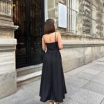 İp Detaylı Prenses Askılı Maxi Boy Elbise