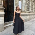 İp Detaylı Prenses Askılı Maxi Boy Elbise