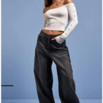 Baggy Füme Salaş Jean Pantolon Baggy Füme Salaş Jean Pantolon