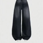 Antrasit Baggy Salaş Yüksek Bel Jean