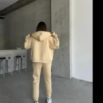 Ceketli Üç İplik Polar Oversize Eşofman Takımı