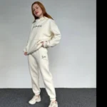 Baskılı Üç İplik Polar Oversize Eşofman Takımı