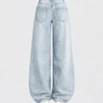 Baggy Salaş Pocket Bol Paça Retro Görünümlü Jean