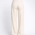 Palazzo Krem Pantolon Oversize Orjinal Kesim