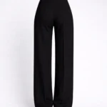 Palazzo Siyah Pantolon Oversize Orjinal Kesim